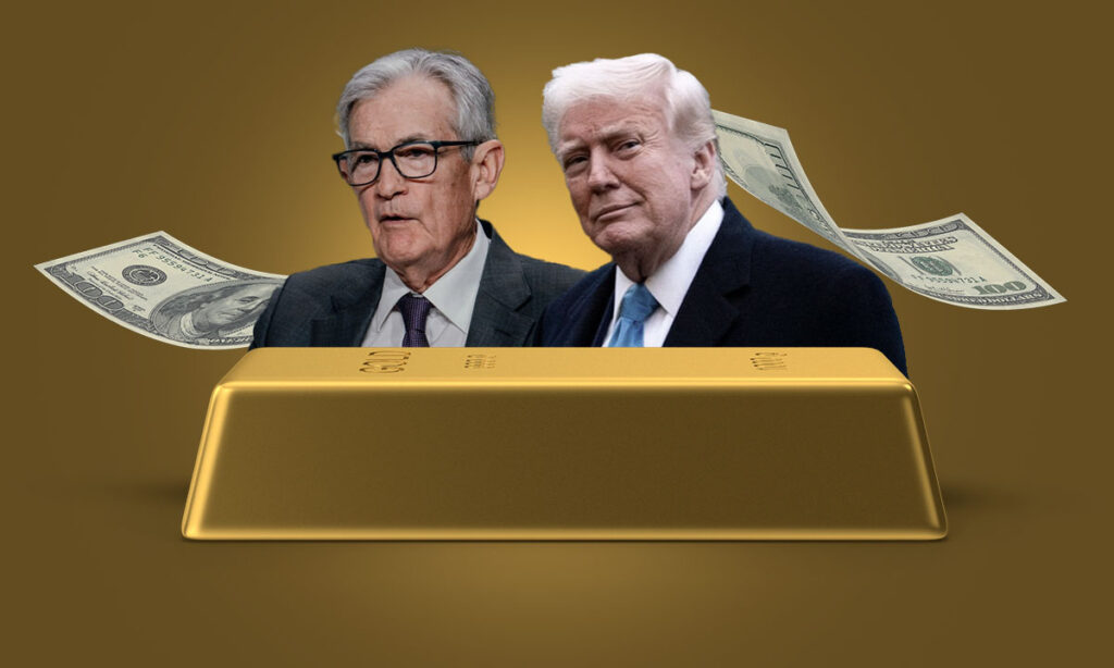 Trump Powell Oro