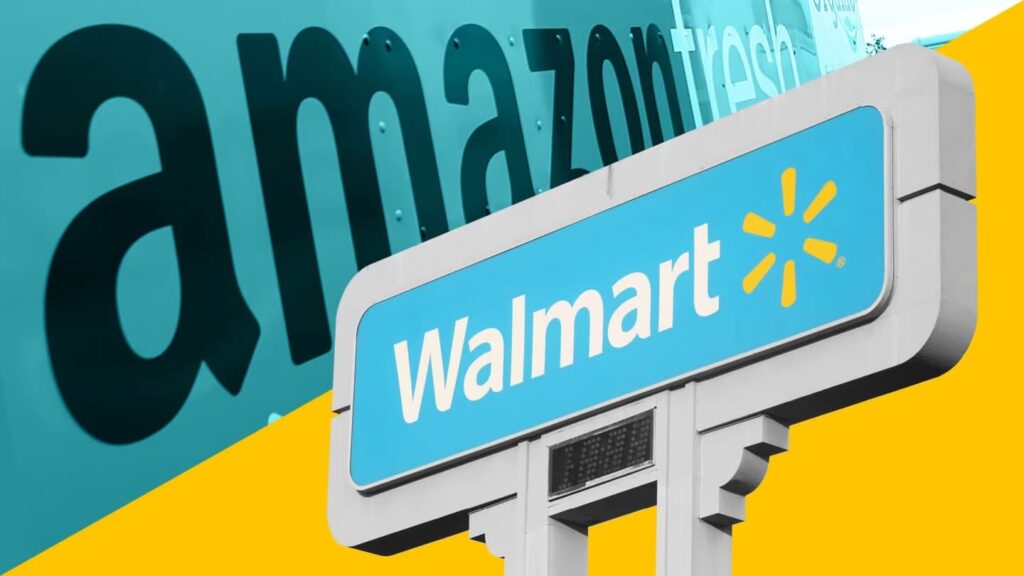 Amazon y Walmart compiten por el mercado con la entrega gratuita de comestibles Prime