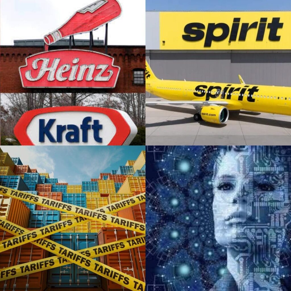 Kraft Heinz, Spirit Airlines, aranceles de Trump y tecnología IA en septiembre 2025