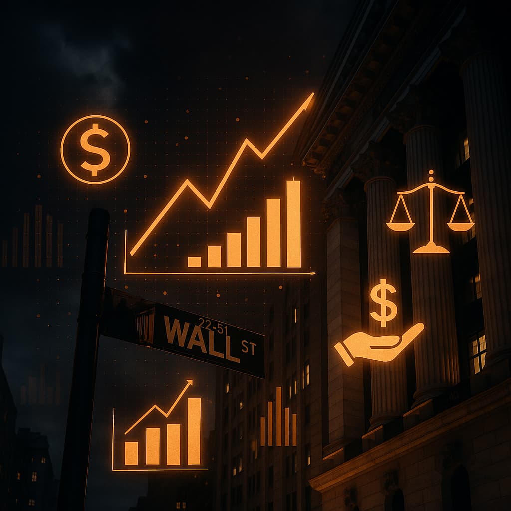 Wall Street durante el shutdown económico de Estados Unidos